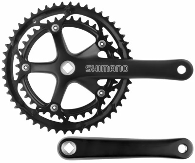 Як зняти трьох-компонентний (Three-piece crankset) шатун з велосипеда?